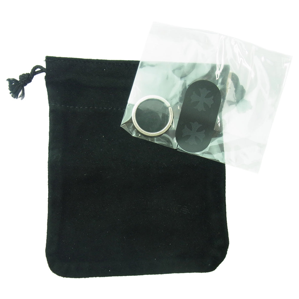 CHROME HEARTS クロムハーツ(原本無) KEY CASE クロスボールボタン レザー キーケース ブラック系【中古】