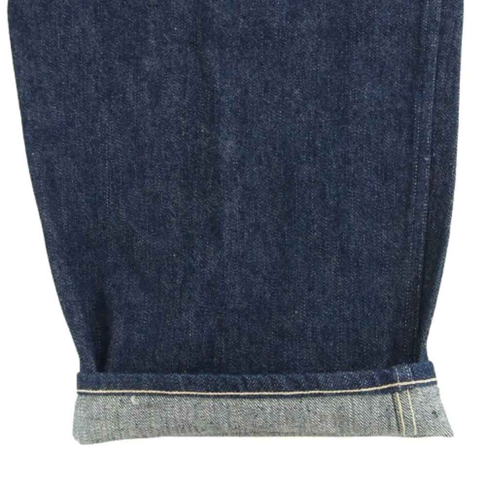 COMOLI コモリ 21SS T01-03004 ベルテッド デニム パンツ ネイビー系 2【美品】【中古】