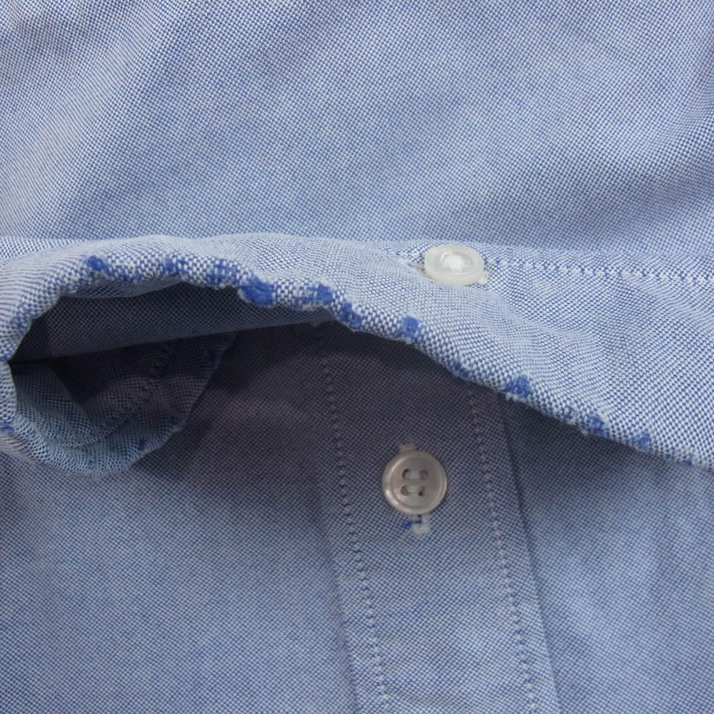 uniform experiment ユニフォームエクスペリメント UE-134069 COLOR CHART LINE SLEEVE B.D SHIRT カラー チャート ライン 長袖 シャツ ブルー系 4【中古】