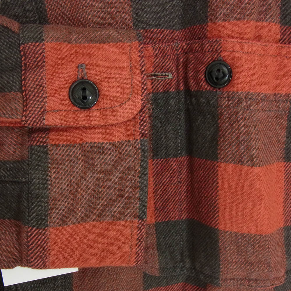 RRL ダブルアールエル 782795229001 Matlock Plaid Twill Workshirt ツイル チェック 長袖 シャツ レッド系 L【極上美品】【中古】