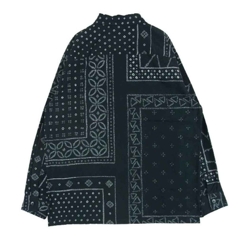 KUON クオン 115SH010200 Kanoko Shibori Printed Bandanna