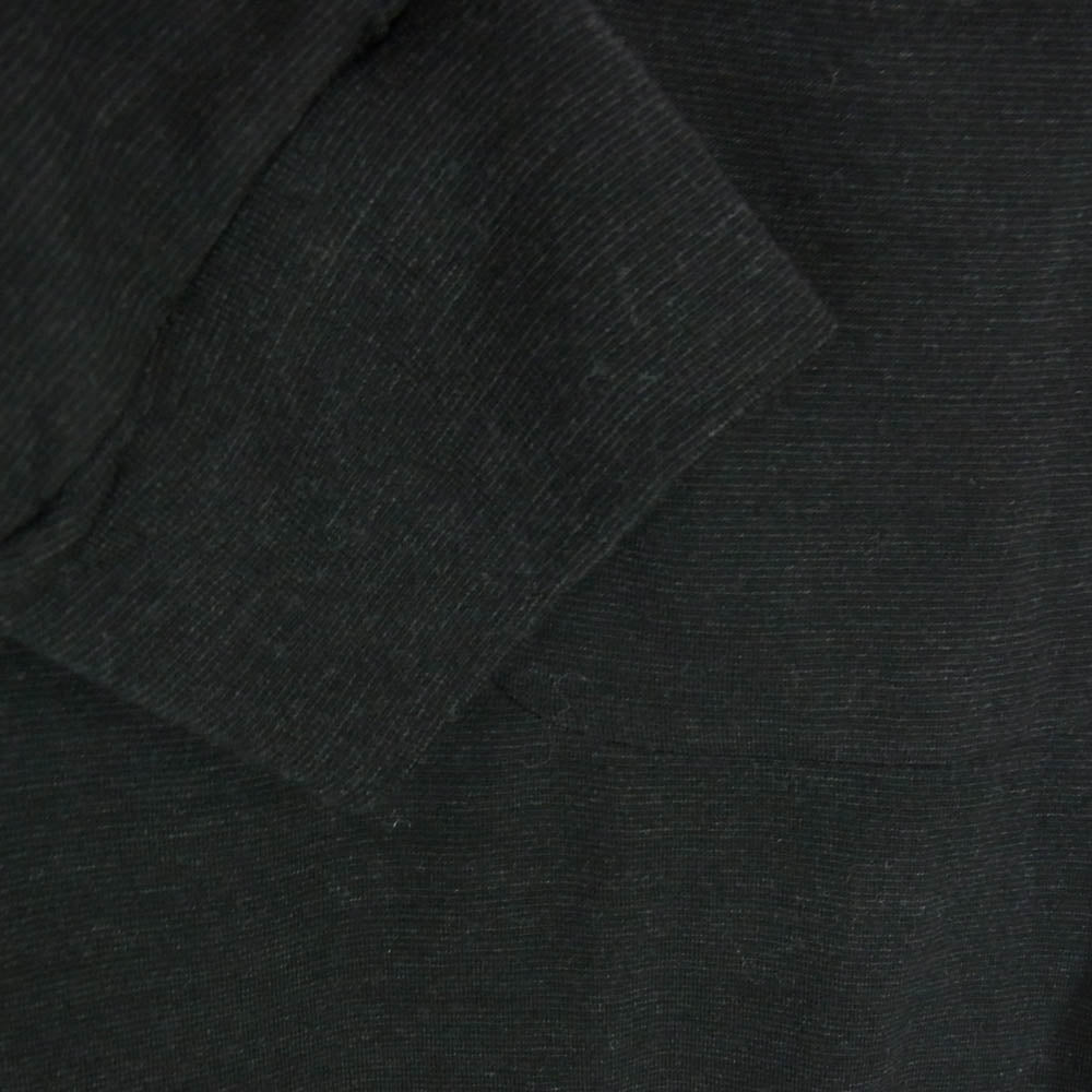 COMOLI コモリ 25SS B01-05015 サマーウール 長袖 クルー Tシャツ チャコール系 2【新古品】【未使用】【中古】