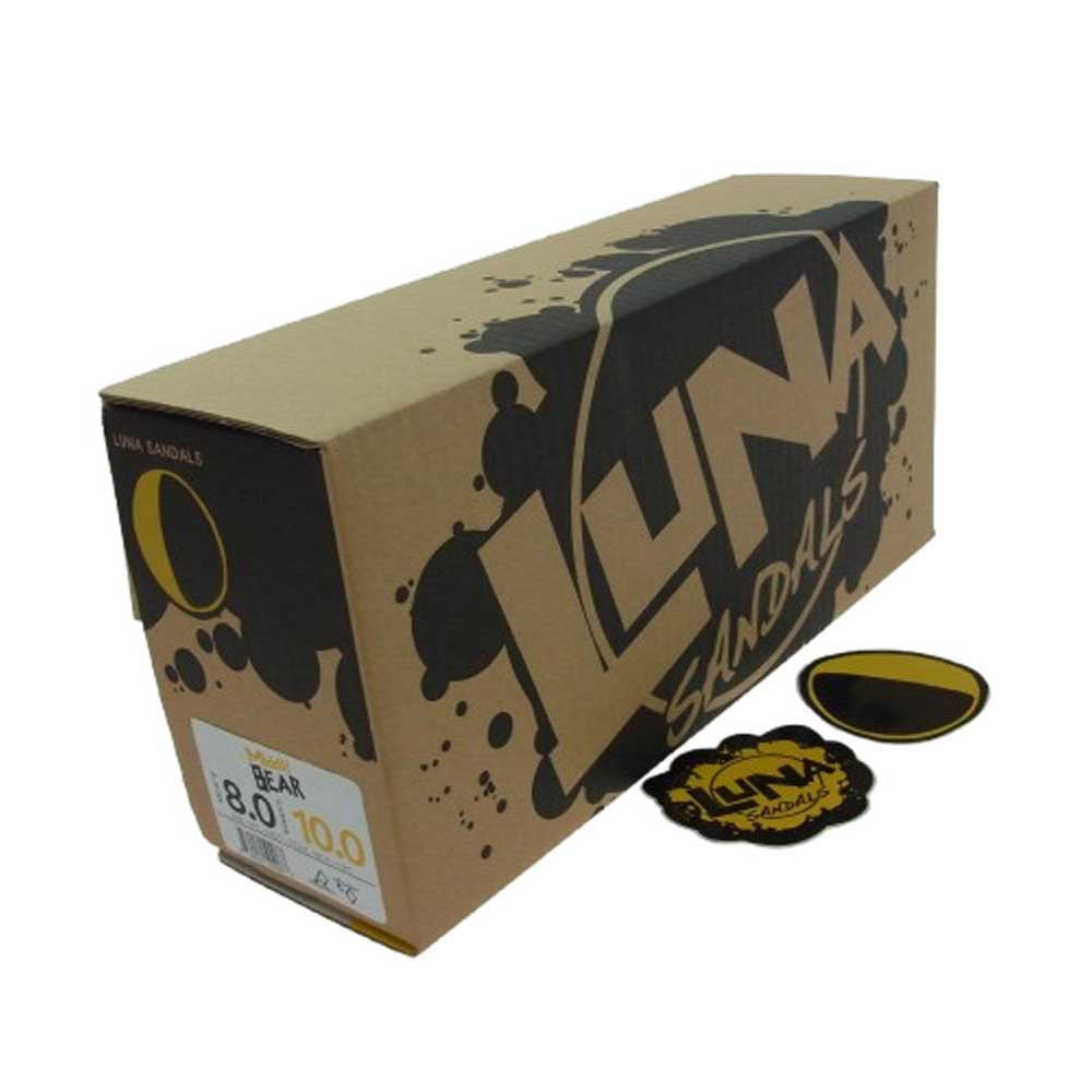 ルナサンダル Middle Bear Winged Edition ミドル ベアー ウィングド エディション サンダル ブラック系 8【中古】
