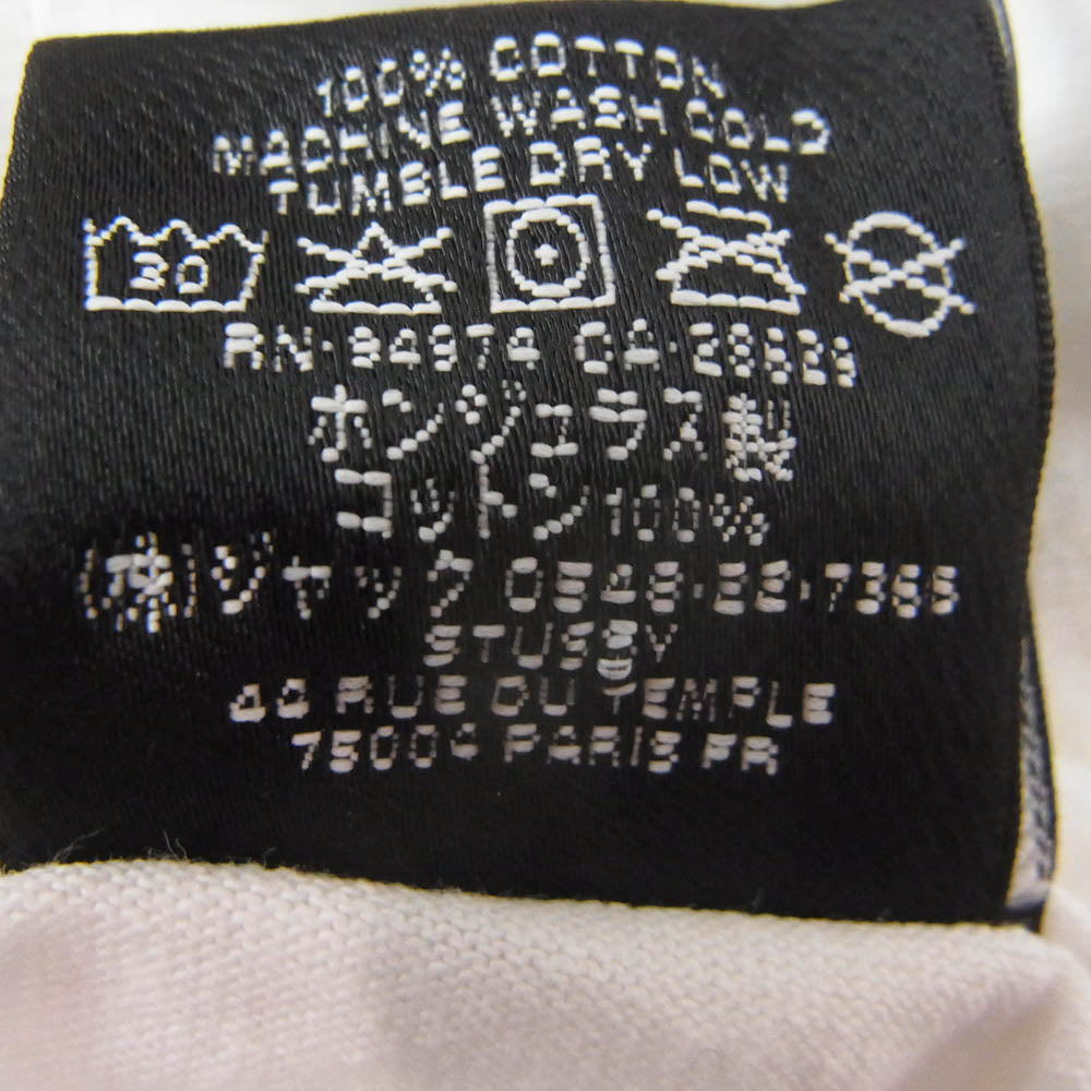 STUSSY ステューシー HOUSE OF CARDS TEE 半袖 Tシャツ ホワイト系 M【中古】