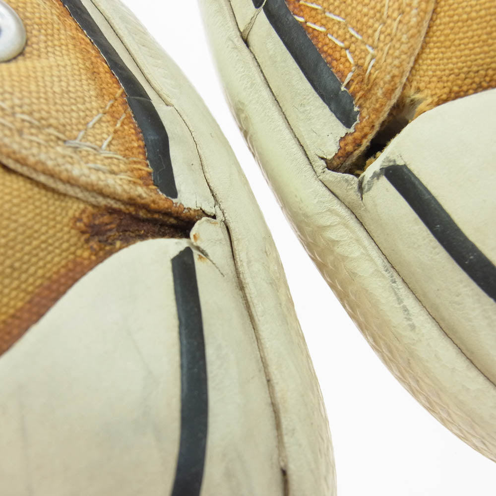 CONVERSE コンバース USA製 80s オールスター ローカット スニーカー からし マスタード ブラウン系 9【中古】