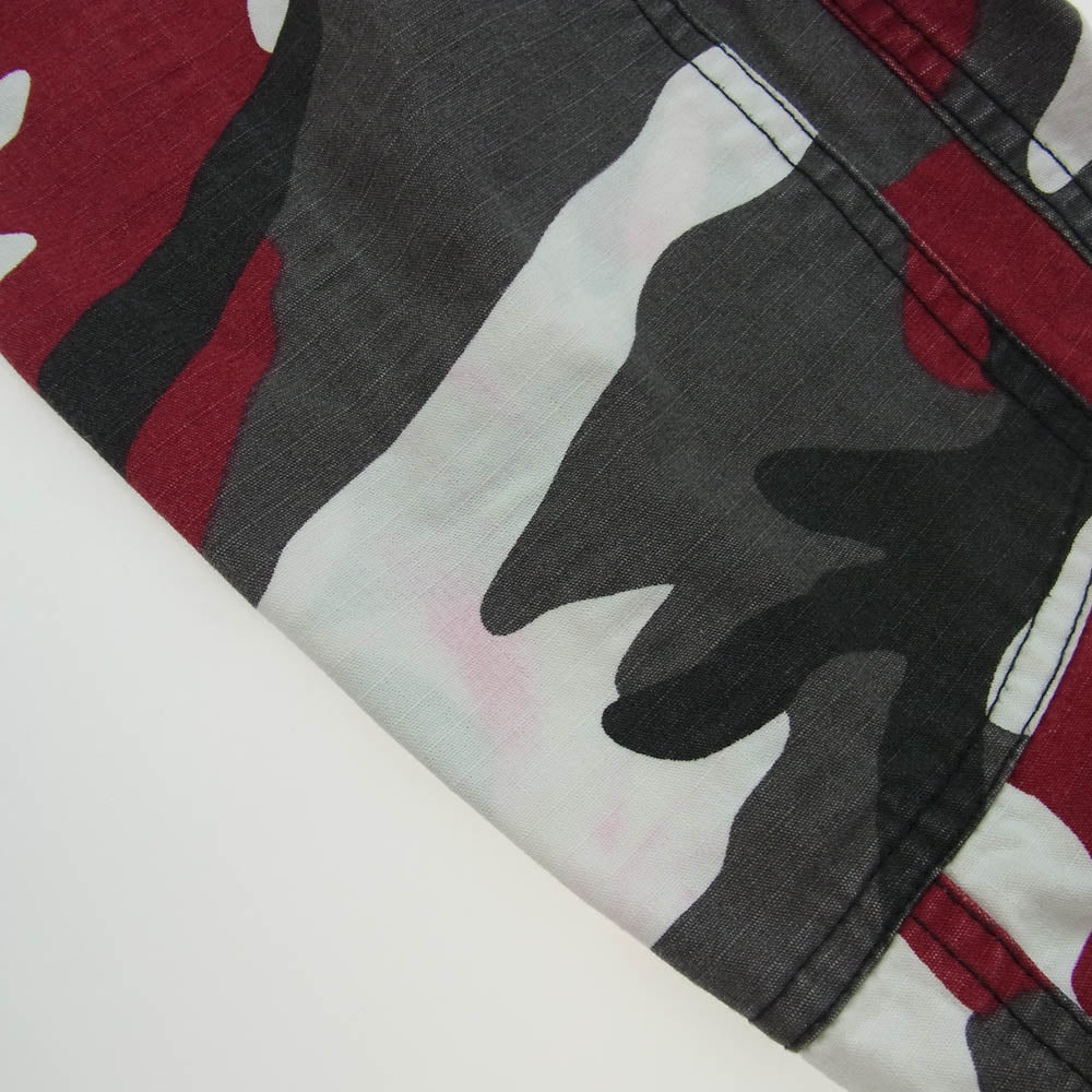 Supreme シュプリーム 18SS Hellraiser BDU Shirt Hell on Earth ピンヘッド 長袖 シャツ レッド系 M【中古】