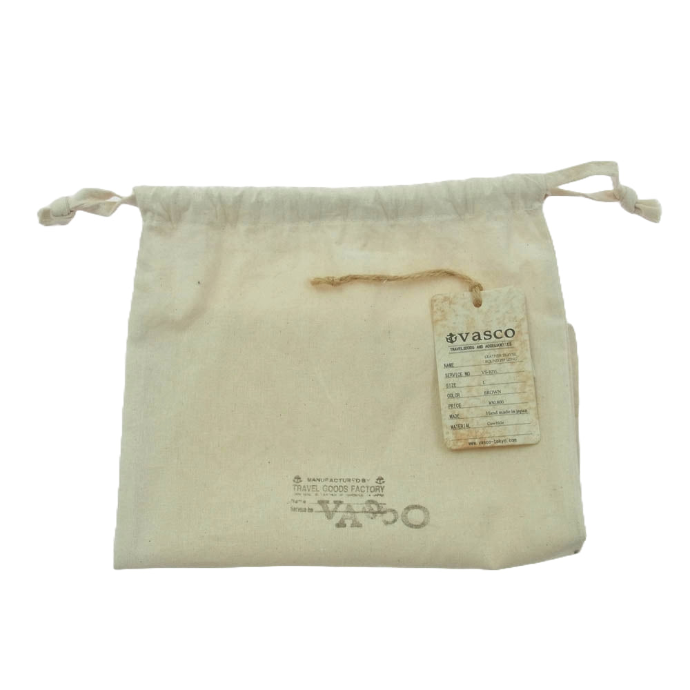 VASCO ヴァスコ VS-101L LEATHER SANDAL レザー サンダル ブラウン系 L【極上美品】【中古】