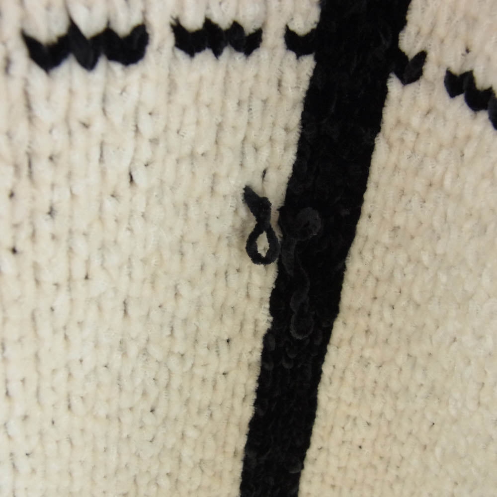 アメリ 1920131030 SHOUJI BRAID KNIT ニット セーター ホワイト系 ブラック系 F【中古】
