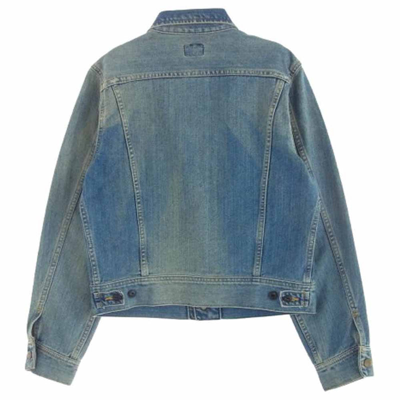 Lee リー 0411 デニム ジャケット インディゴブルー系 S【中古