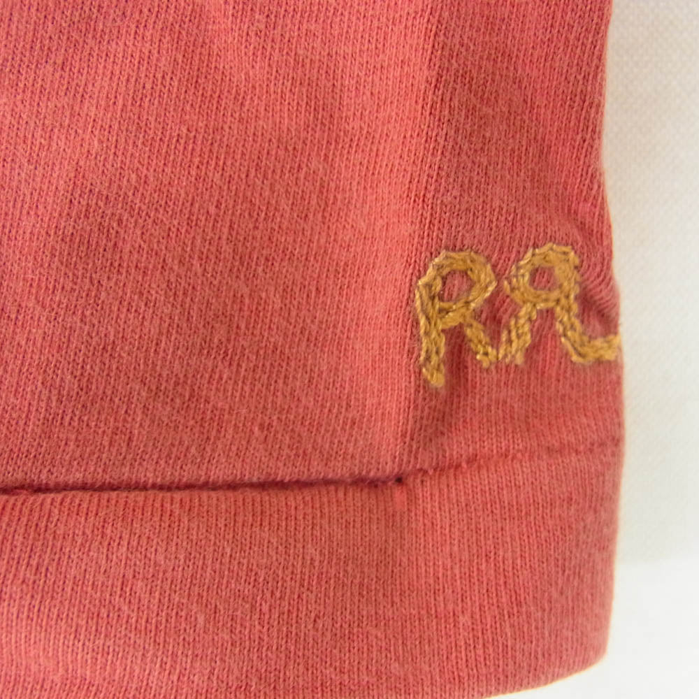 RRL ダブルアールエル 半袖 ポケット Tシャツ カットソー レッド系 M【中古】