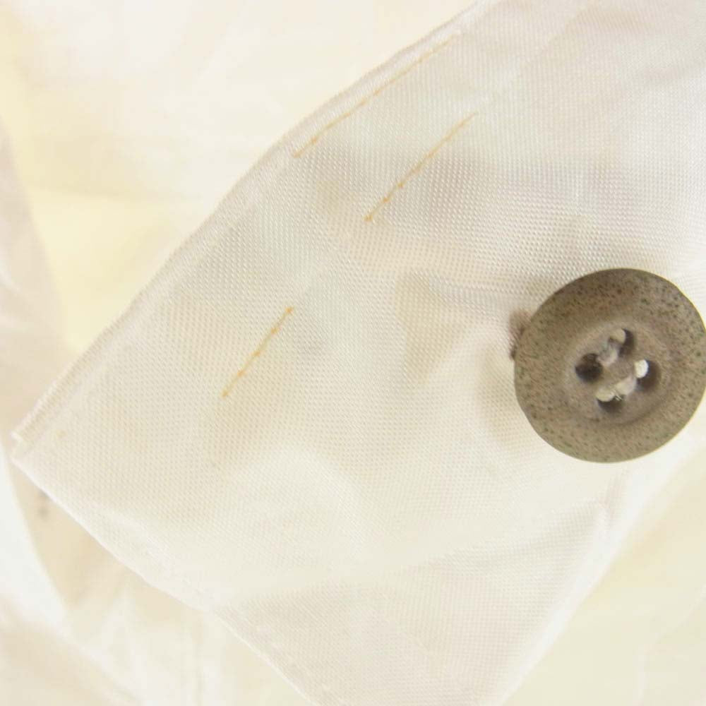 ISSEY MIYAKE イッセイミヤケ プリーツ シワ スタンドカラー 長袖 シャツ ホワイト系 M【中古】