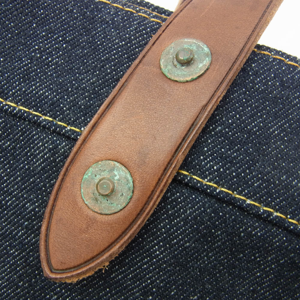 RRL ダブルアールエル 25SS WARRBAG0G620001 デニム トート バッグ インディゴブルー系【極上美品】【中古】