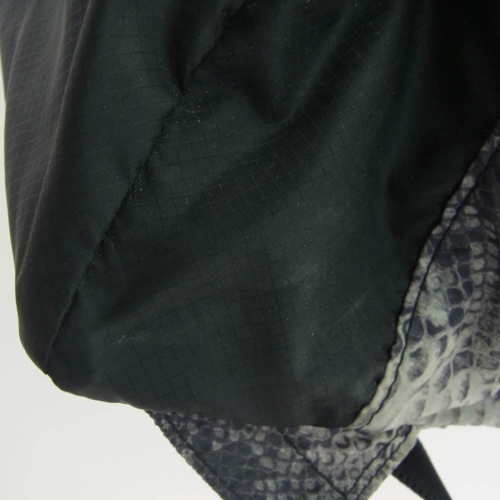 Supreme シュプリーム 18SS THE NORTH FACE ザ ノース フェイス Snakeskin Lightweight Day BackPack スネークスキン ライトウェイト デイパック リュック グレー系【中古】