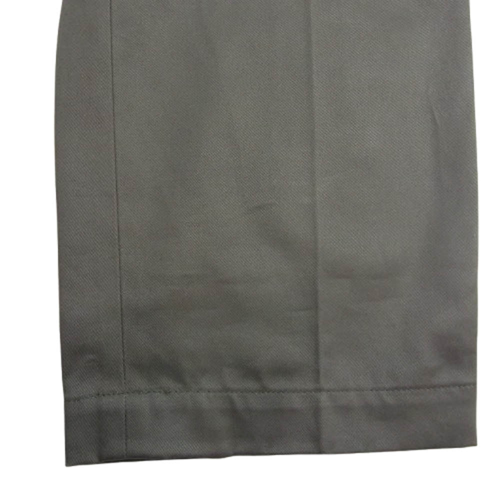 WACKO MARIA ワコマリア 2タック コットン センタープレス チノ パンツ カーキ系 M【中古】