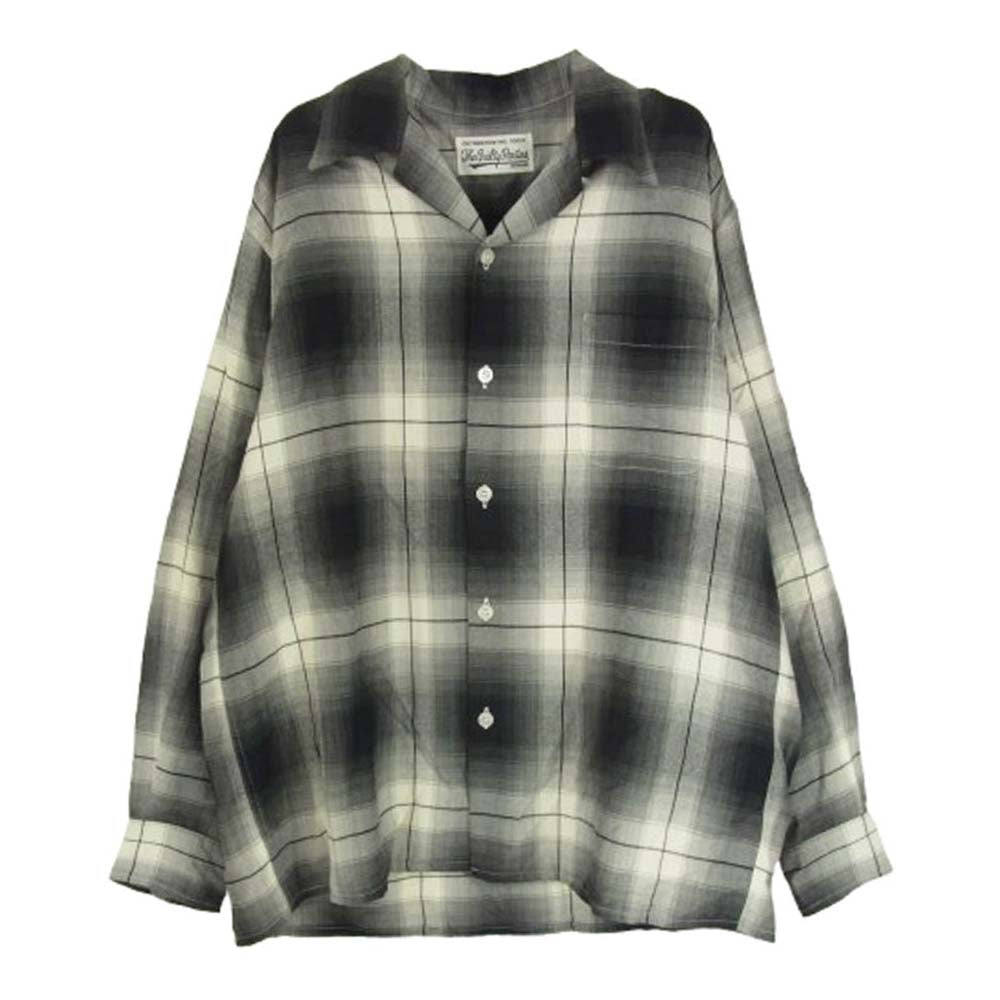 WACKO MARIA ワコマリア 23AW 23FW-WMS-OC01 OMBRE CHECK OPEN WACKO MARIA ワコマリア 23AW 23FW-WMS-OC01 OMBRE CHECK OPEN
