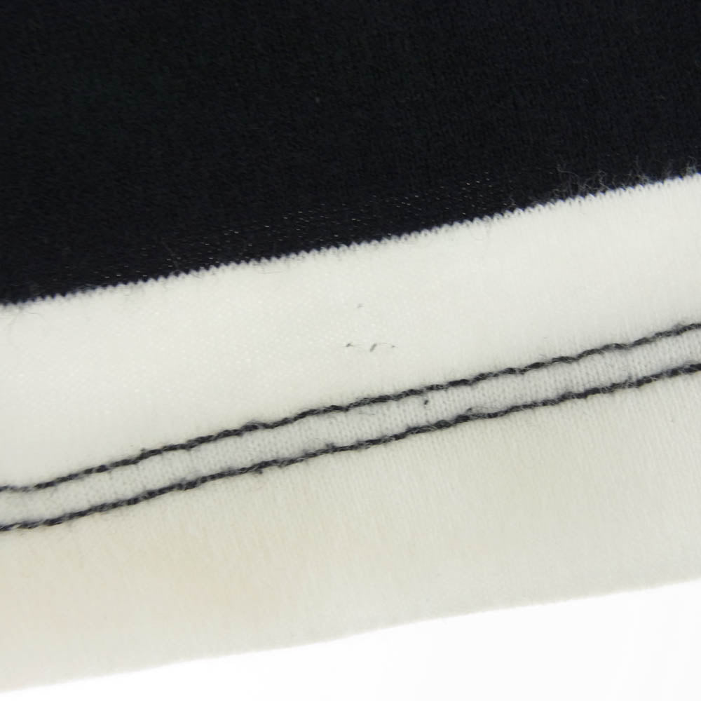 schott ショット BORDER TEE ボーダー ポケット Tシャツ ホワイト系 ブラック系 S【中古】