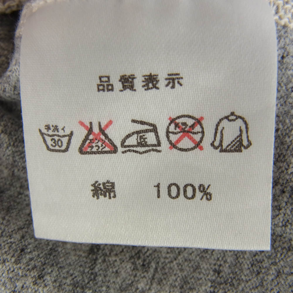 JELADO ジェラード サーマル ヘンリーネック 半袖 Tシャツ グレー系 36【中古】