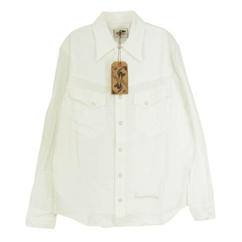 GANGSTERVILLE ホワイト 長袖シャツ XL GANGSTERVILLE ホワイト 長袖シャツ XL GANGSTERVILLE ホワイト長袖
