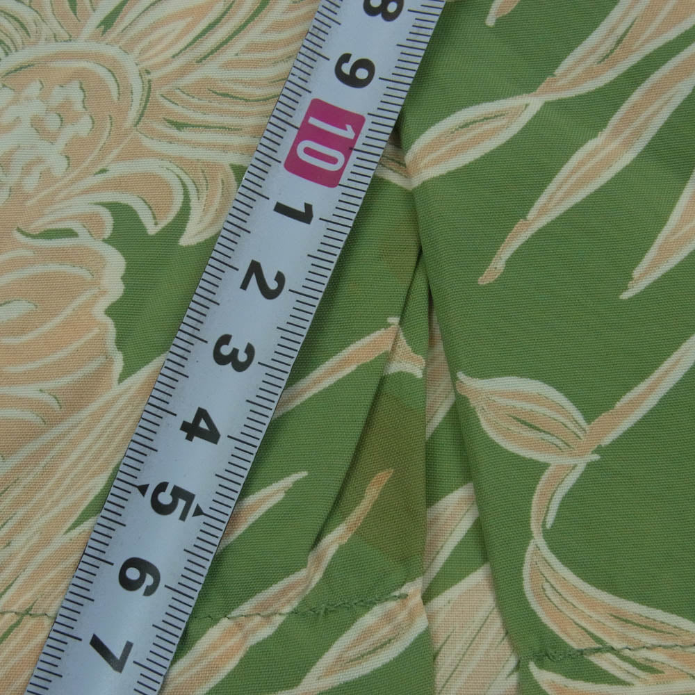 SUN SURF サンサーフ SS31587 パイナップル ハワイアン アロハ シャツ 半袖 グリーン系 M【中古】