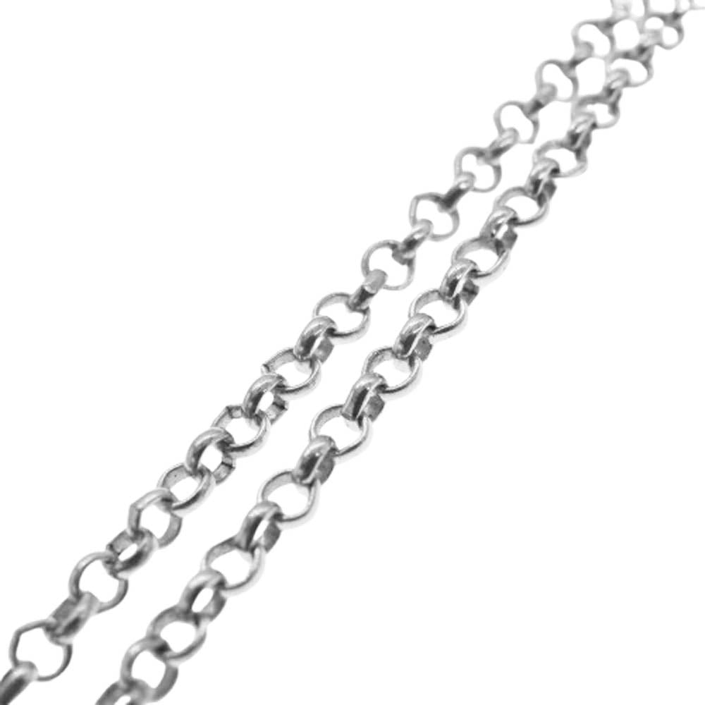 CHROME HEARTS クロムハーツ(原本無) NECKCHAIN R20 20inch 20インチ ロール チェーン ネックレス シルバー系【中古】