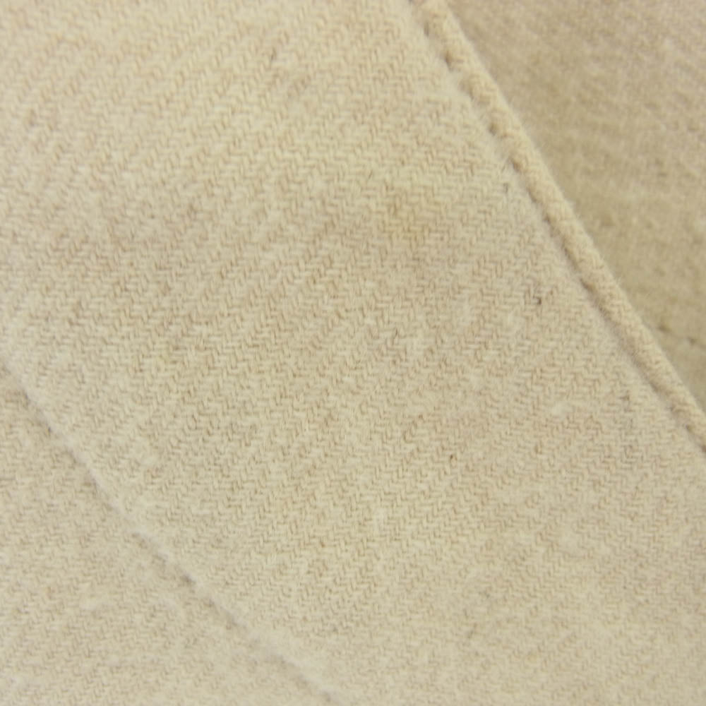 snowpeak スノーピーク SH-18AU005 バンドカラー 長袖 シャツ オフホワイト系 XXL【中古】