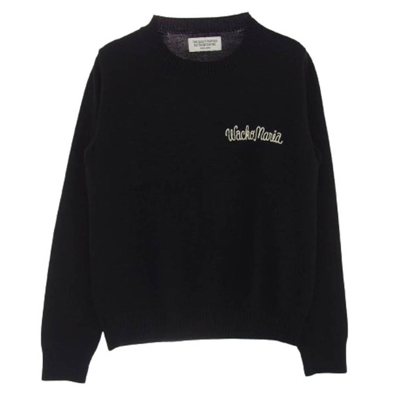 WACKO MARIA ワコマリア 14AW-KNT-06 エンブロイダリ― 刺繍 ロゴ WACKO MARIA ワコマリア 14AW-KNT-06 エンブロイダリ― 刺繍 ロゴ