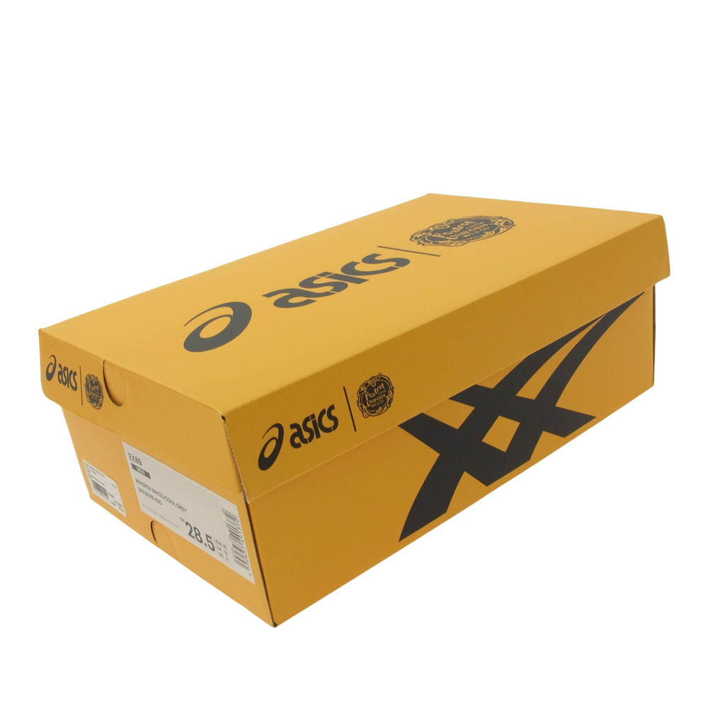 asics アシックス 1201A976-100 Foxtrot Uniform フォックストロットユニフォーム EX89 Whisper White Cool Grey ウィスパーホワイト クールグレー レザー ローカット スニーカー オフホワイト系 28.5cm【中古】