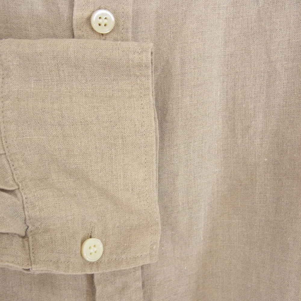 Plage プラージュ EX43 リネン 長袖 シャツ ベージュ系 サイズ表記無【中古】