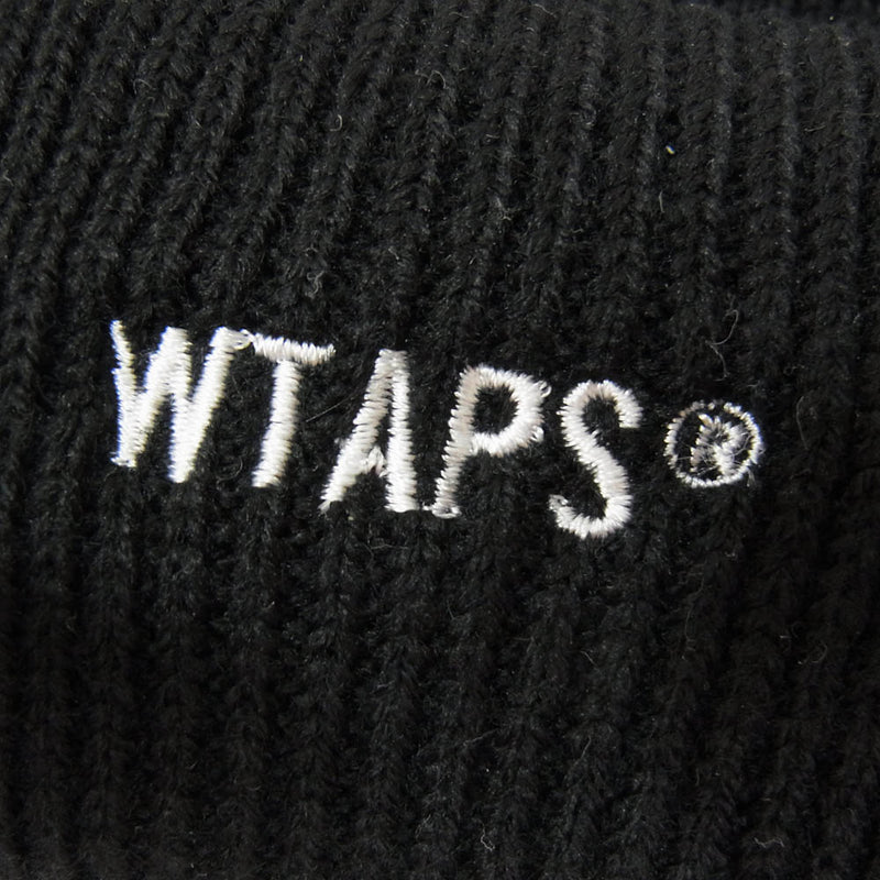 WTAPS ダブルタップス 242MADT-HT04 Beanie Acrylic ロゴ ビーニー