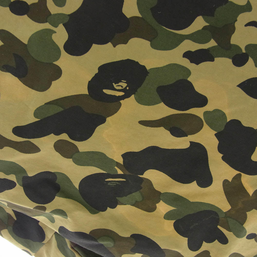 A BATHING APE アベイシングエイプ 1ST CAMO ONE SHOULDER BODY BAG ワンショルダー 猿 迷彩 カモ ショルダー バッグ カーキ系【中古】