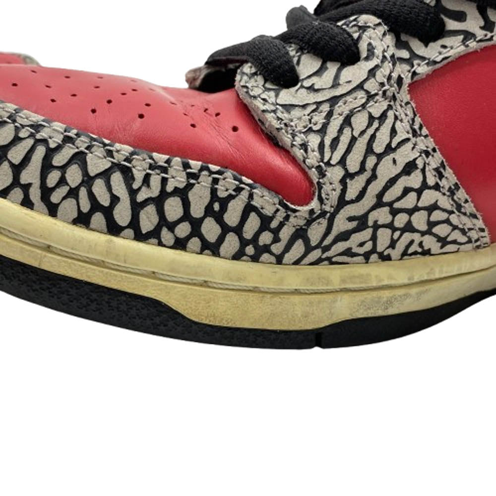 Supreme シュプリーム 12SS 313170-600 × NIKE ナイキ SB Dunk Low Red Cement フェイクバスターズ 鑑定済 ダンク ロー レッド セメント ローカットスニーカー 28cm【中古】