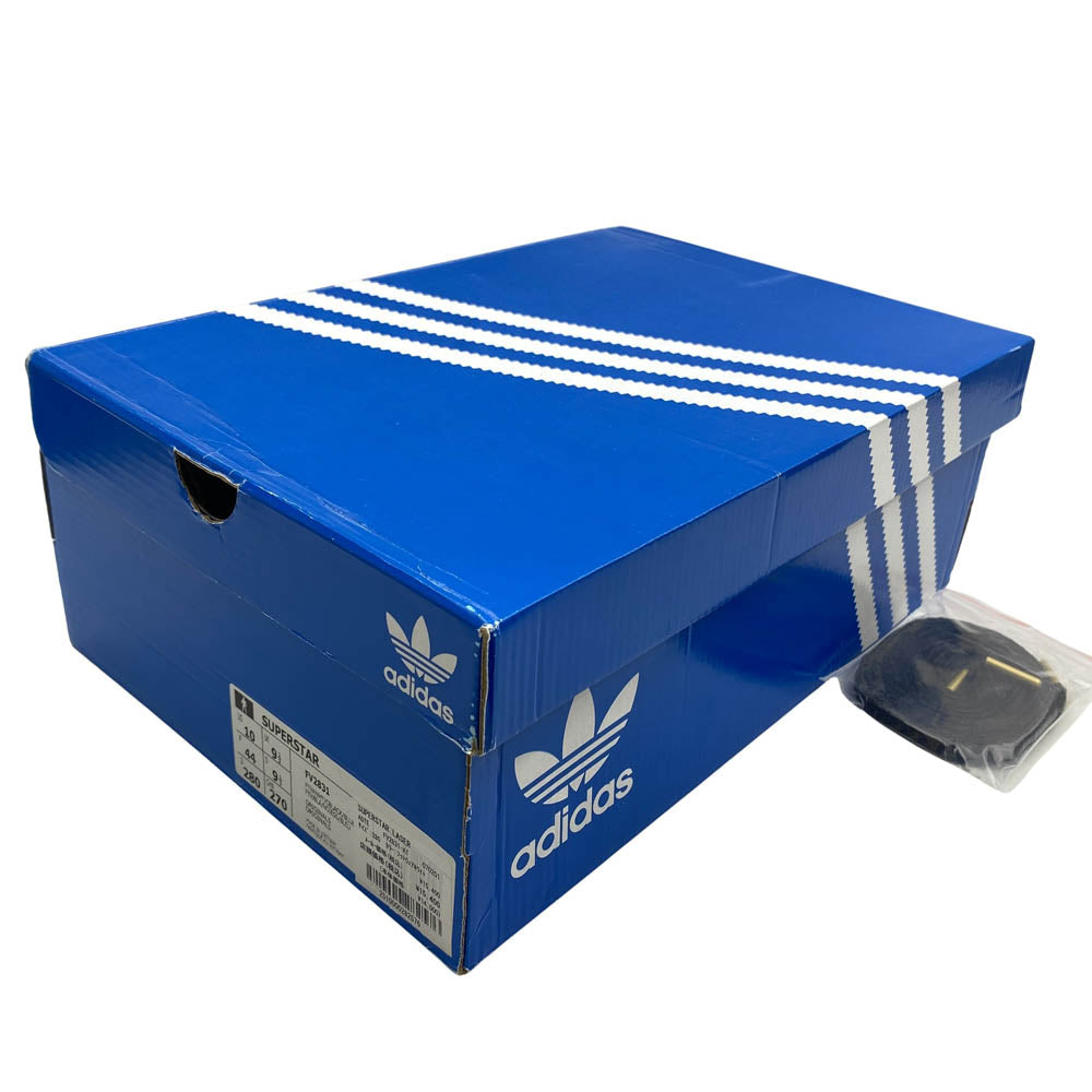 adidas アディダス FV2831 Superstar スーパースターWhite Black Aged Sole ホワイト ブラック エイジド ソール スニーカー 28cm【中古】
