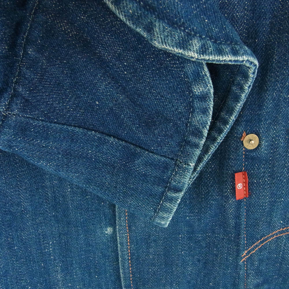 Levi's リーバイス Red 1st COAT 2004年製 レッド ファースト デニム コート ワーク ジャケット インディゴブルー系【中古】