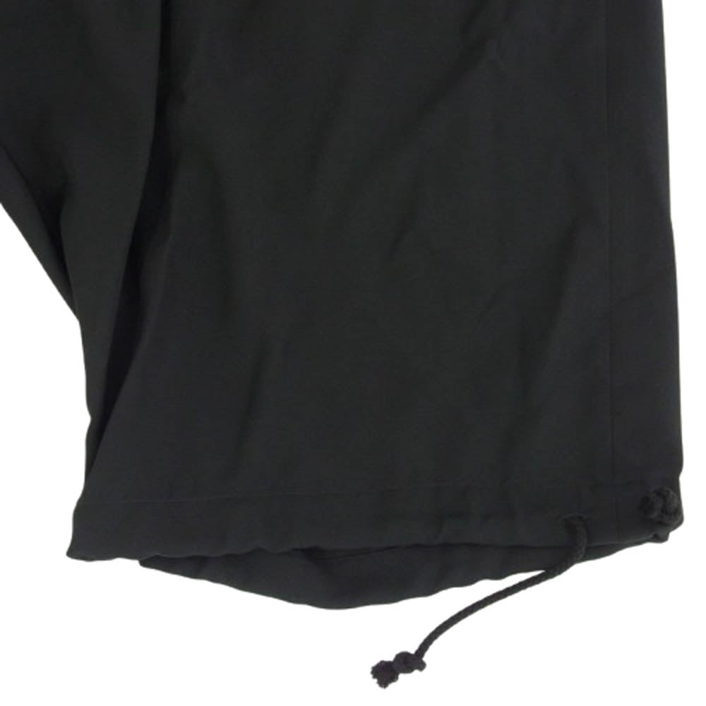 サイト ヨウジヤマモト 25SS UB-P05-901 PE/GABARDINE BELTED BALLOON SAROUEL PANTS ベルト バルーンシルエット サルエルパンツ ブラック系 3【新古品】【未使用】【中古】