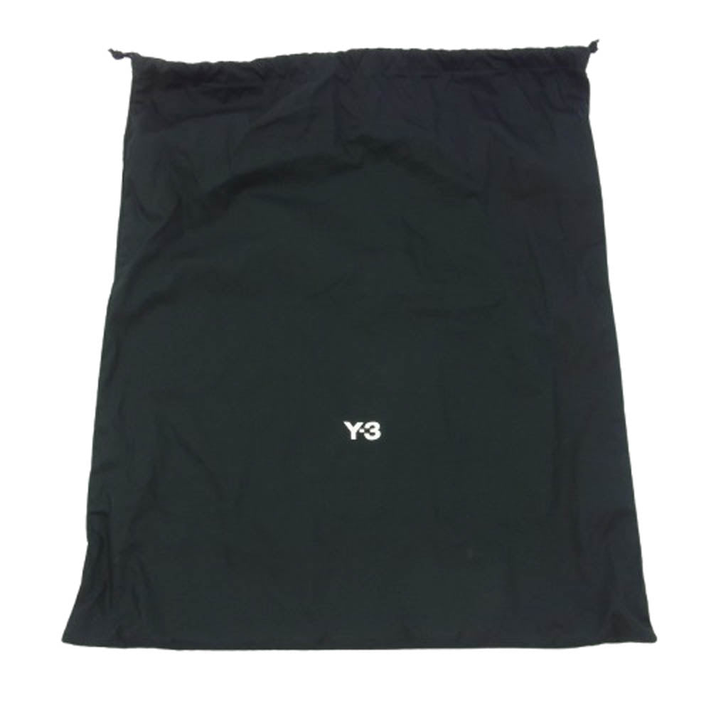 Y-3 Yohji Yamamoto ワイスリー ヨウジヤマモト IY9278 NYLON BP ロゴプリント ナイロン バックパック リュック ブラック系【新古品】【未使用】【中古】