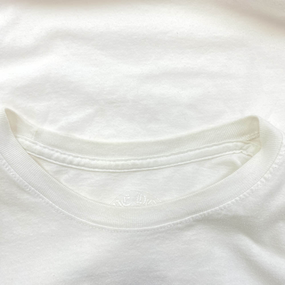 CHROME HEARTS クロムハーツ(原本無) Dagger S/S Tee ダガー バックプリント ポケット Tシャツ 半袖カットソー ホワイト系 S【中古】