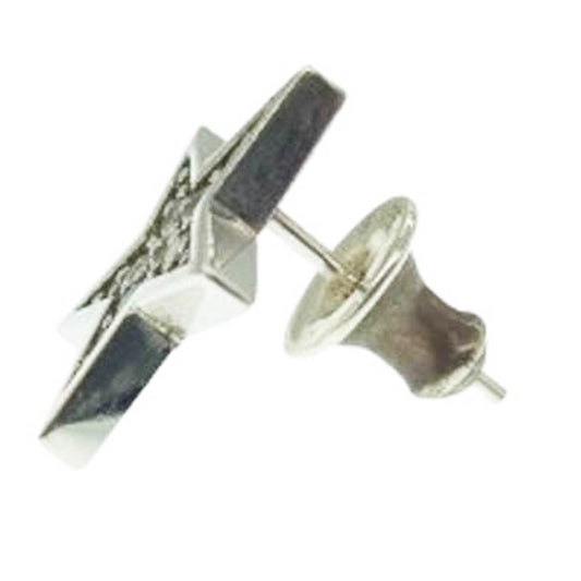 Justin Davis ジャスティンデイビス SEJ305 購入証明書付属 LUCKY CHARM PIERCE ラッキーチャーム スターピアス シルバー系【中古】