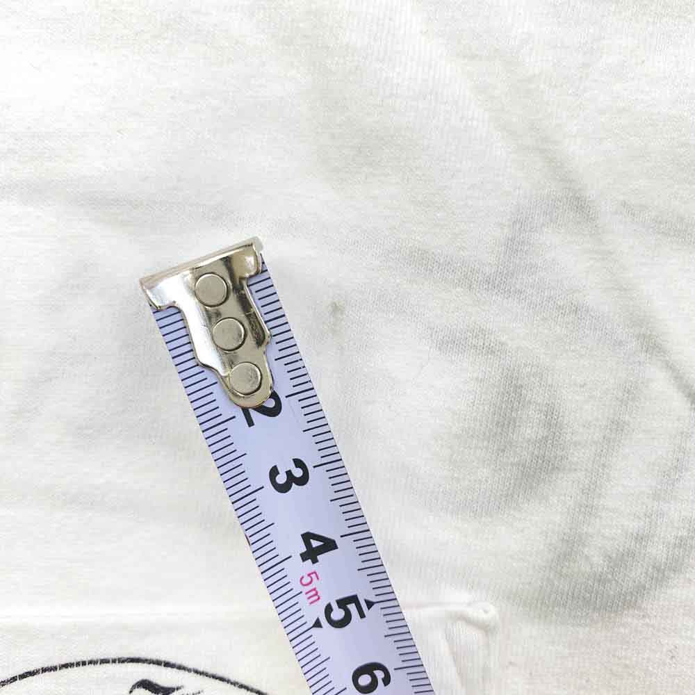 CHROME HEARTS クロムハーツ(原本無) ホースシュー ポケット スクロール ラベル スター 半袖 Tシャツ ホワイト系 M【中古】
