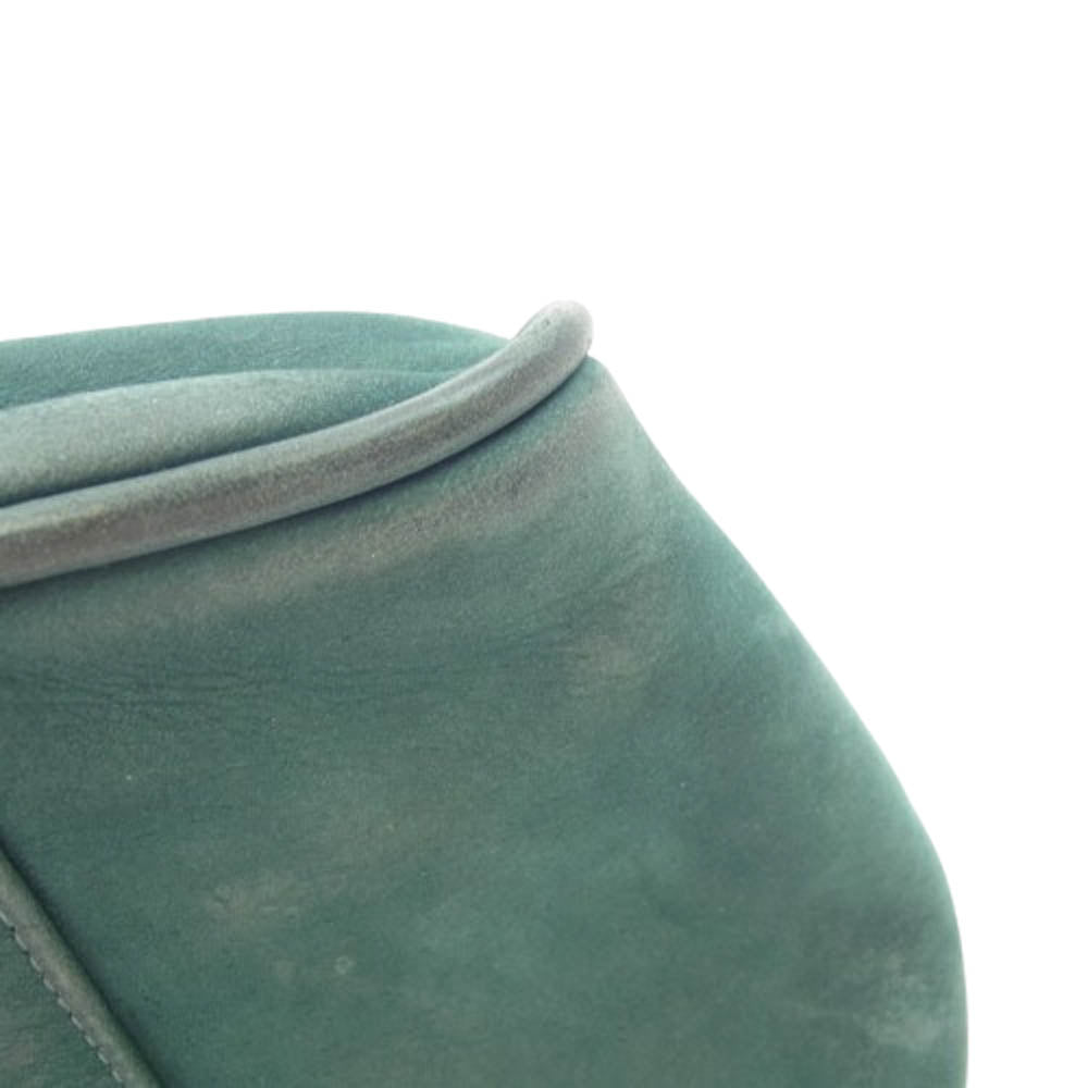 CHROME HEARTS クロムハーツ(原本無) MD GYM ジムバッグ 現行型 CHチャーム付き セメタリークロスパッチ ミディアム ヌバックレザー ボストンバッグ グリーン系【中古】