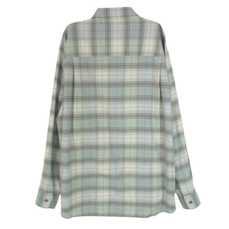 AURALEE オーラリー 25SS A25SS01LC SUPER LIGHT WOOL CHECK SHIRT