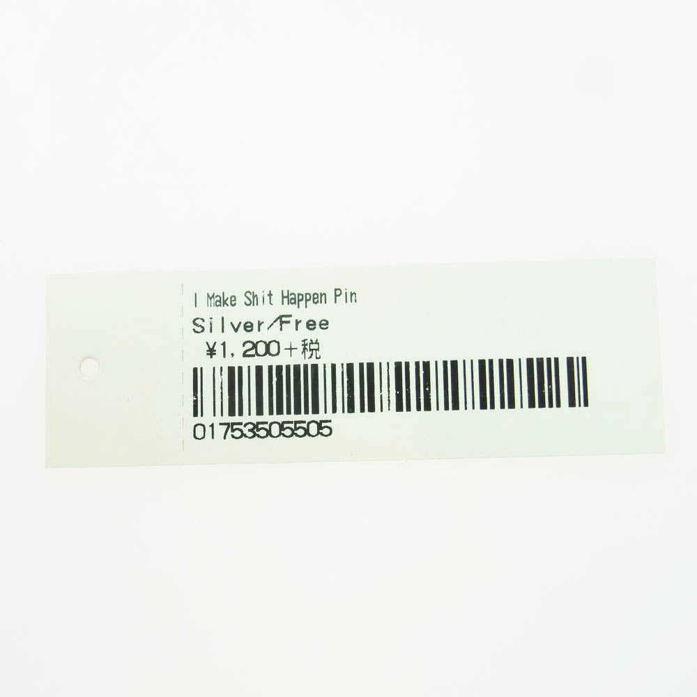 Supreme シュプリーム 19SS I Make Shit Happen Pin ピンズ ピンバッチ【新古品】【未使用】【中古】