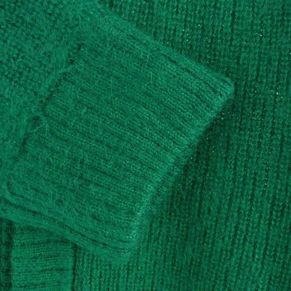 ssstein シュタイン ST.445 KID MOHAIR CARDIGAN キッドモヘア カーディガン グリーン系 L【中古】