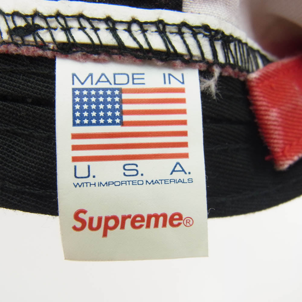 Supreme シュプリーム 25SS Pigment Coated S Logo 6Panel CAP ピグメント コーテッド Sロゴ 6パネル キャップ レッド系【中古】