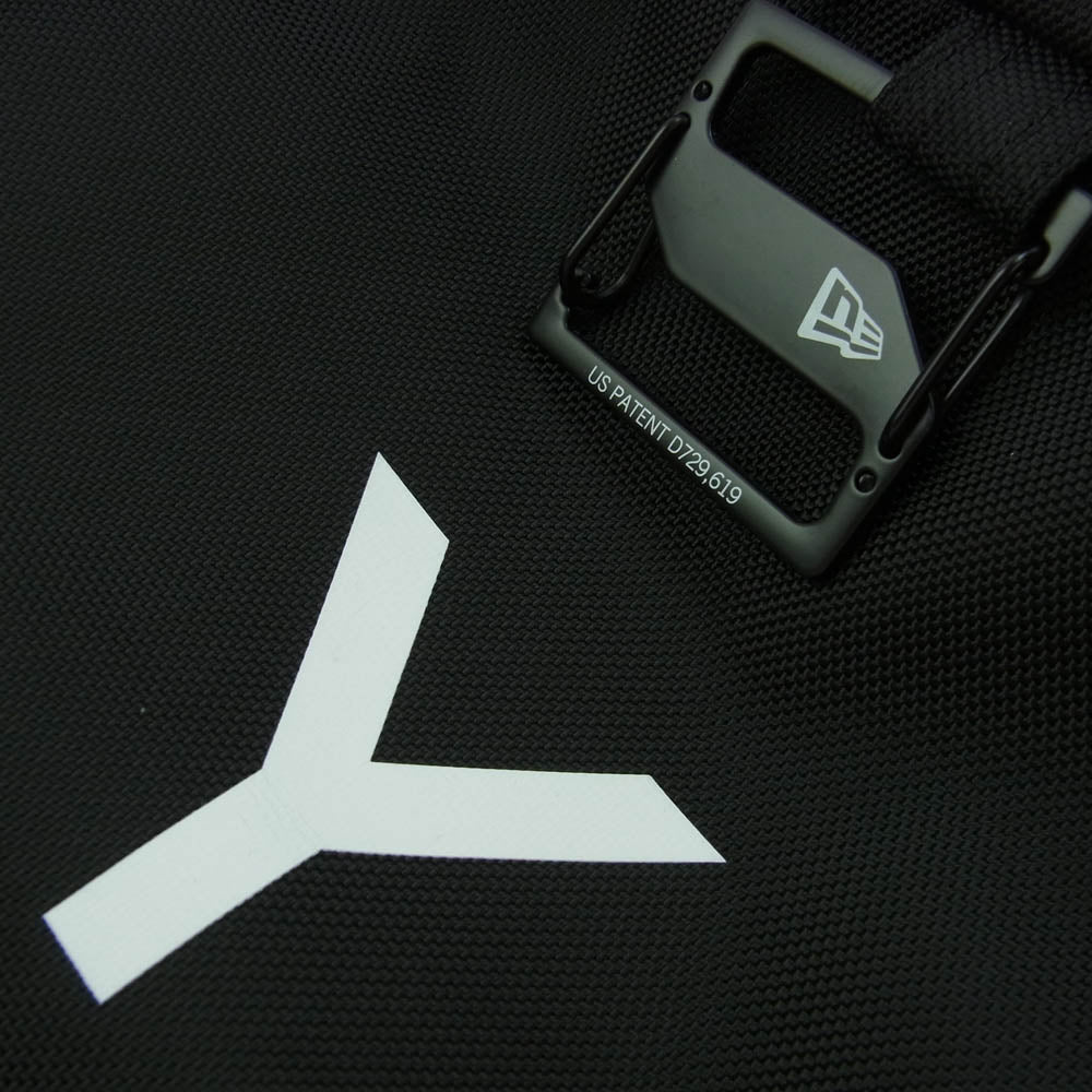 Yohji Yamamoto ヨウジヤマモト G0-I50-953-1 GroundY グラウンドワイ NEW ERA ニューエラ LIGTH PACK 27L GY LOGO リュック バックパック ブラック系【極上美品】【中古】