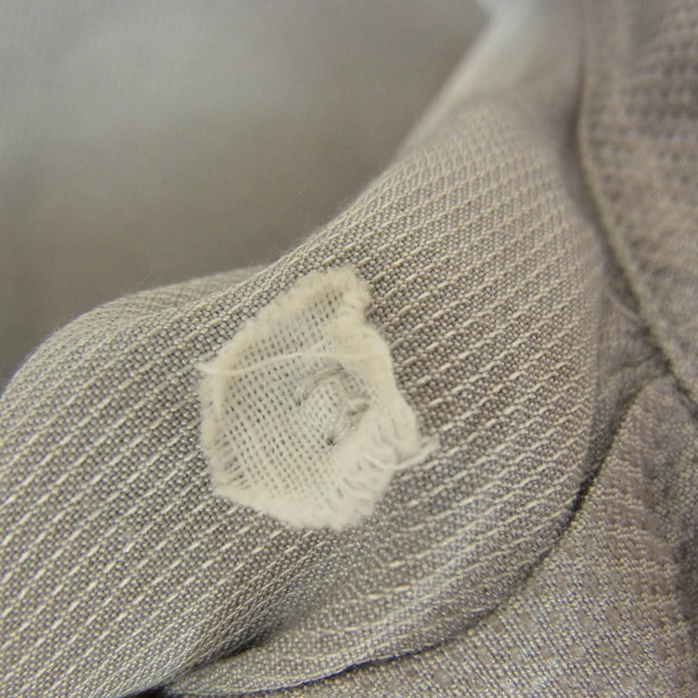 Emporio Armani エンポリオ・アルマーニ J3053L アセテート ボタンダウン 長袖 シャツ グレー系 38【中古】