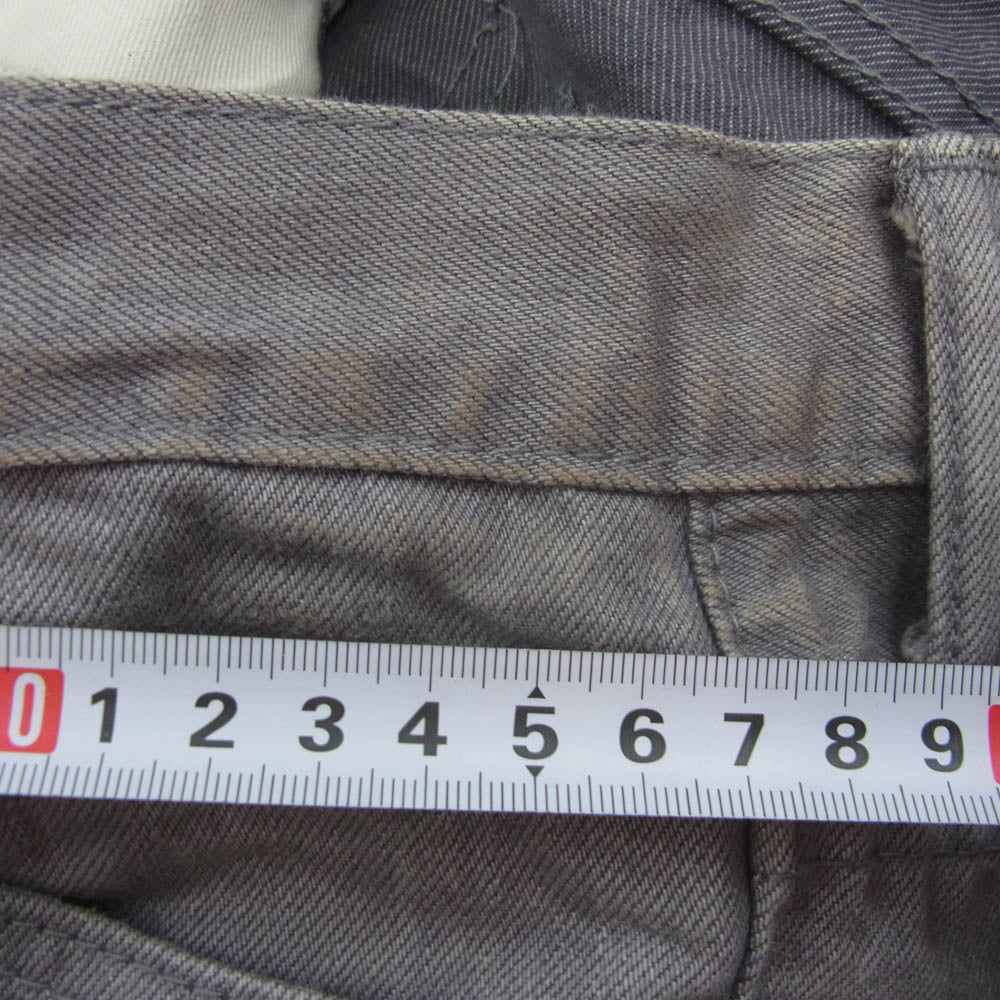 WTAPS ダブルタップス 12SS 121GWDT-PTM04 BLUES COLORWAY コトン デニム パンツ グレー系 S【中古】