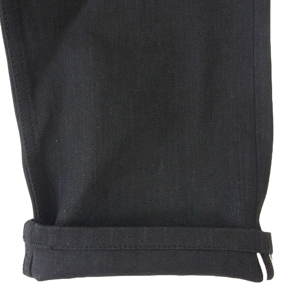 Rags McGREGOR ラグスマックレガー 211217002 ボタンフライ スキニー ブラック デニム パンツ ブラック系 30【中古】