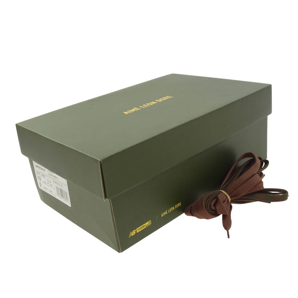 NEW BALANCE ニューバランス MR993ALD フェイクバスター鑑定済 × Aim? Leon dore エメレオンドレ USA製 993 スニーカー ブラウン系 28cm【極上美品】【中古】