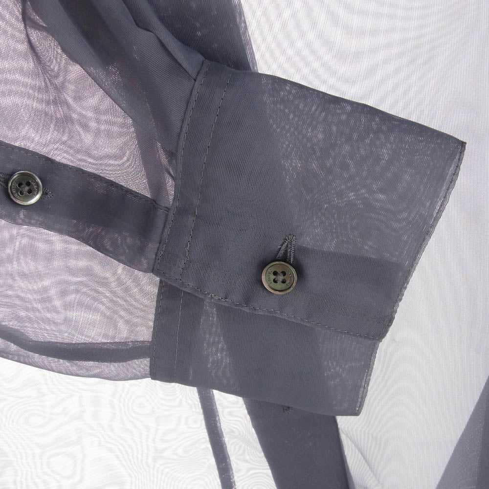UNITED ARROWS ユナイテッドアローズ 1511-144-2248-1900 シアー 長袖 シャツ ブラウス グレー系【極上美品】【中古】