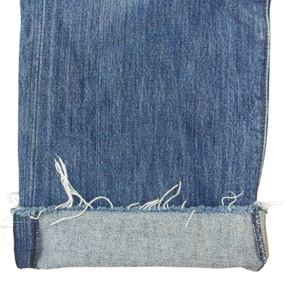 キイト 24AW W WAIST DENIM PT ダブルウエスト レイヤード デニムパンツ インディゴブルー系 36【中古】